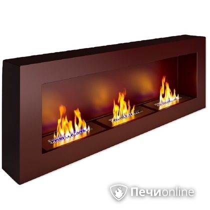 Биокамин ЭкоЛайф Fire Line black burgundy Арома в Нижнем Тагиле